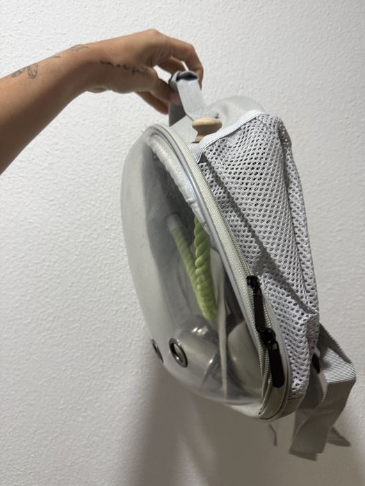 Mala para transporte de gatos, ramister e aves