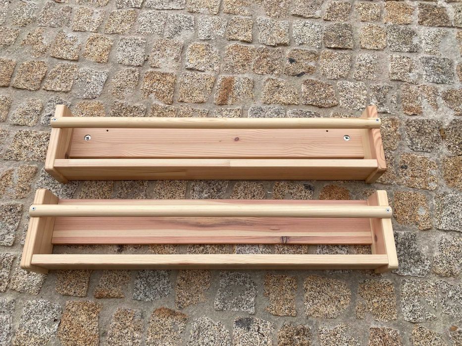 2 Prateleiras 70x9x16 cm
