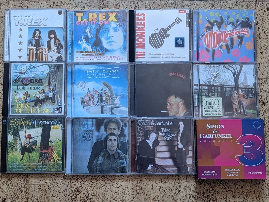 CD диски Zach Bryan Cat Stevens, Monkees Nickel Creek Runrig Phaedra