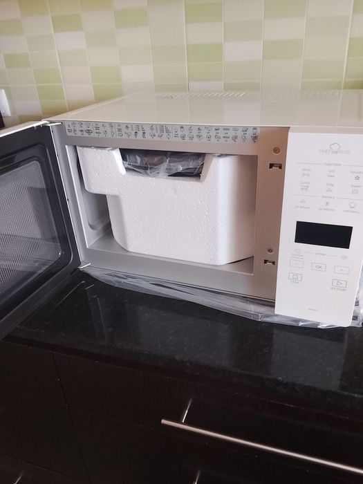 Micro-ondas Whirlpool Chef Plus MCP 349 WH 25L -  NOVO na caixa