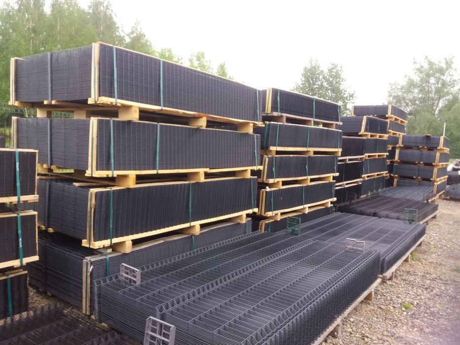 Panel ogrodzeniowy h=123cm,133cm,1,53 czarny i grafit fi4 fi5