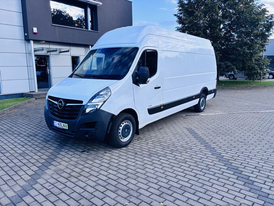 Opel Movano Lift Master 2.3 145KM max maxi L5 H3 Long Jumbo idealny bezwypadkowy z Niemiec LED Navi klima