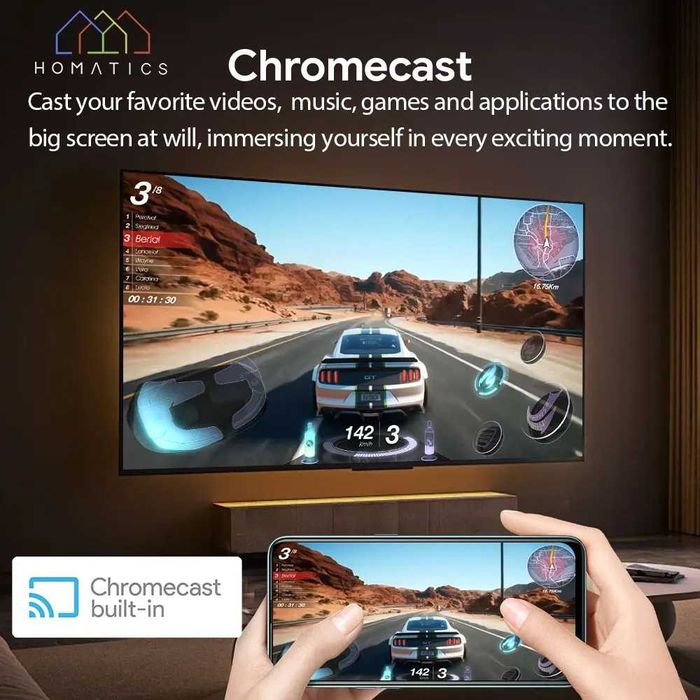 Смарт приставка HOMATICS Box R 4K Plus Netflix DDR4 4/32GB WiFi6