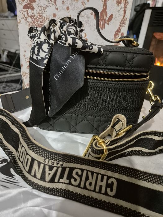 Torebka dior czarna travet vanity