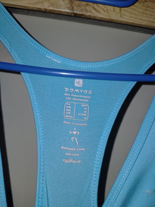 Koszulka top sportowa 38 M Domyos