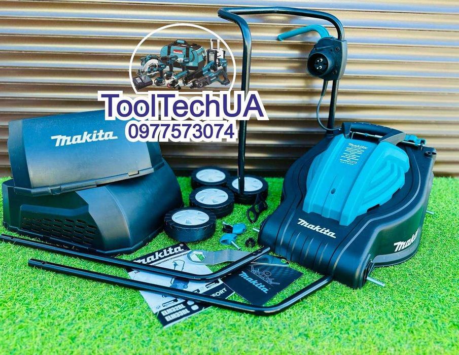 Мережева Газонокосилка Makita ELM33BL Електрична газонокосарка 33мм