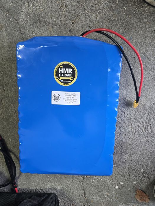 Bateria composta para trotinete, ou moto electrica 60 v, 35 Ah