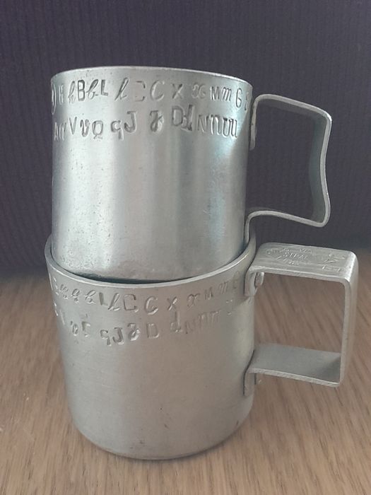 Medidas de alumínio muito antigas