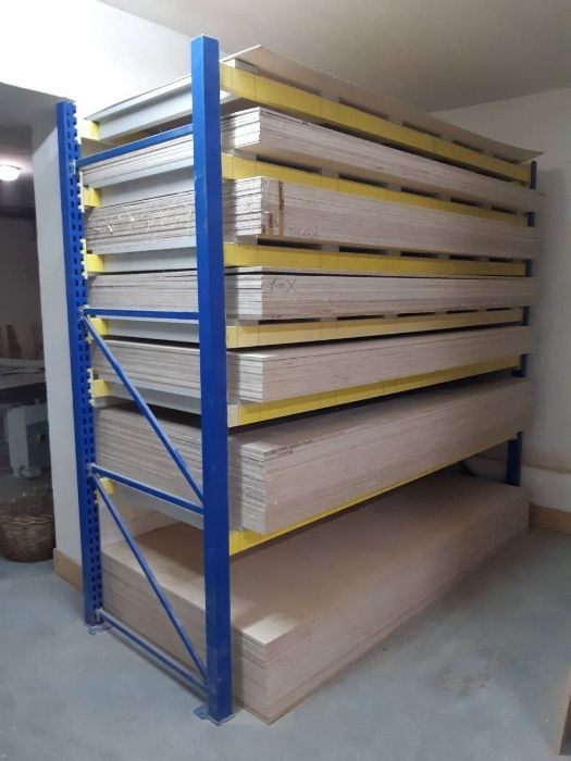 Паллетные стеллажи б/у, паллетно-полочные стеллажи бу, стеллажи бу