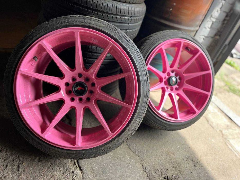 JR11 18" 9,5J 5x100 - 5x120 Bubble Gum