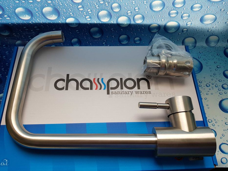 Смеситель змiшувач для кухни мойки CHAMPION SUS-011 Нержавейка