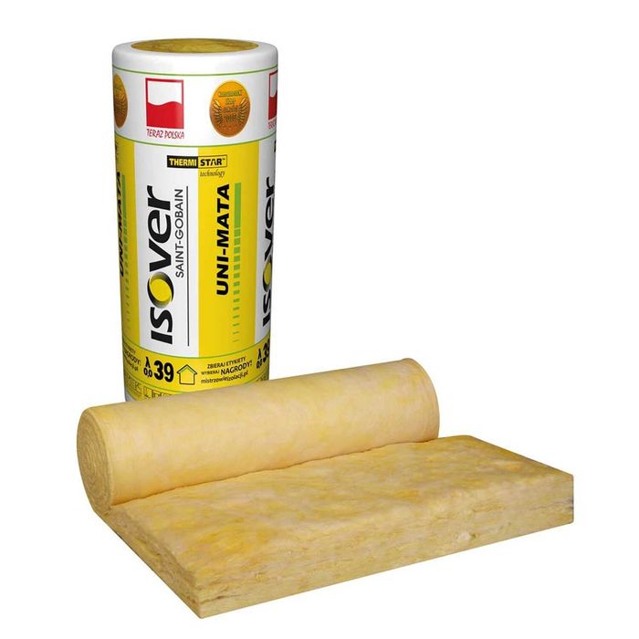 Wełna szklana Isover Uni Mata 15cm 038 Transport !!!