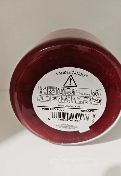Yankee candle świeca pink hibiskus