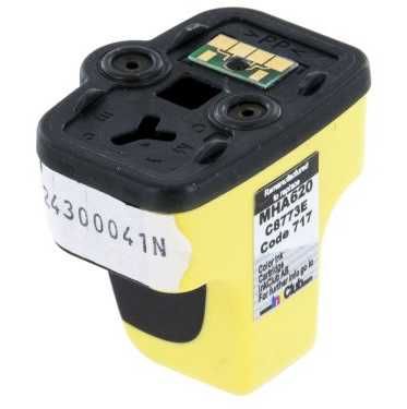 Wkład atramentowy, zamiennik HP 363, żółty, 500 stron, inkClub