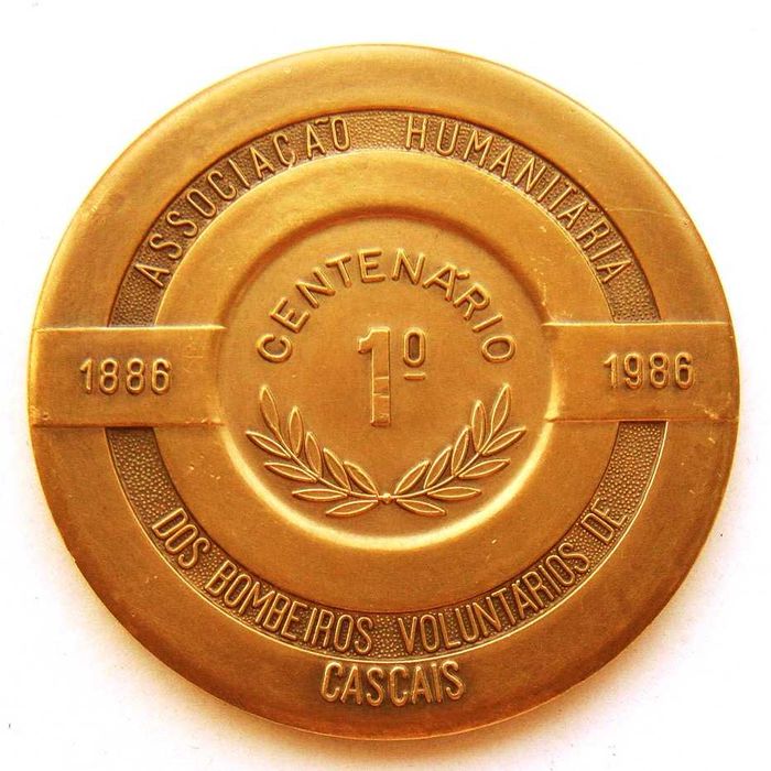 Medalha de Bronze 1º Centenário dos Bombeiros Voluntários de Cascais