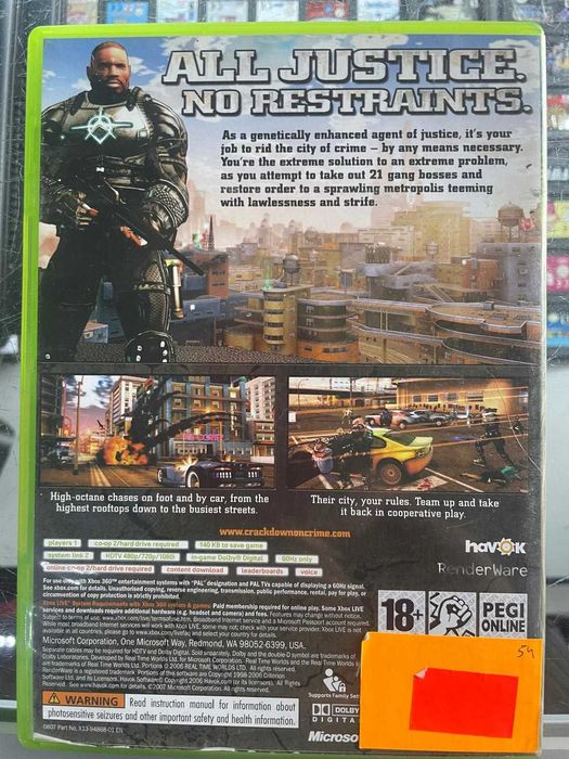 Xbox 360 - Crackdown - Skup - Wymiana - Sklep - Wolumen