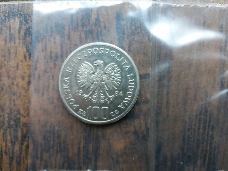100 zł 1984 rok 40 lat PRL Stan Ideał