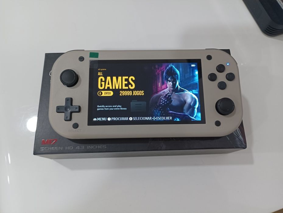 Consola portátil M17 jogos retro