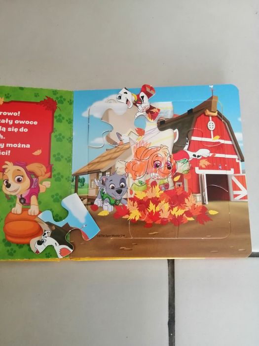 Książka z puzzlami Paw Patrol