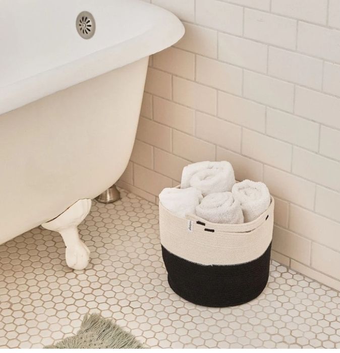 Składany kosz  bawełniany