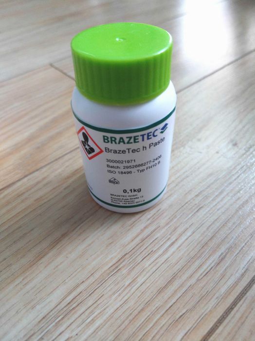 Topnik pasta lutownicza Brazetec H 10g lut twardy