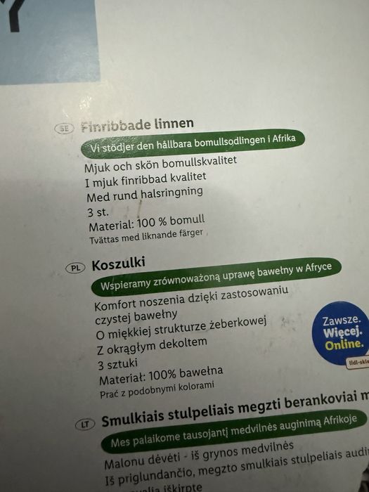 3pak koszulek na ramiaczka meskie rozmiar M