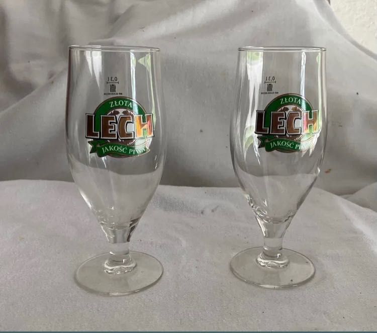 Pokale do piwa LECH 0,3L komp.6 szt. - nowe