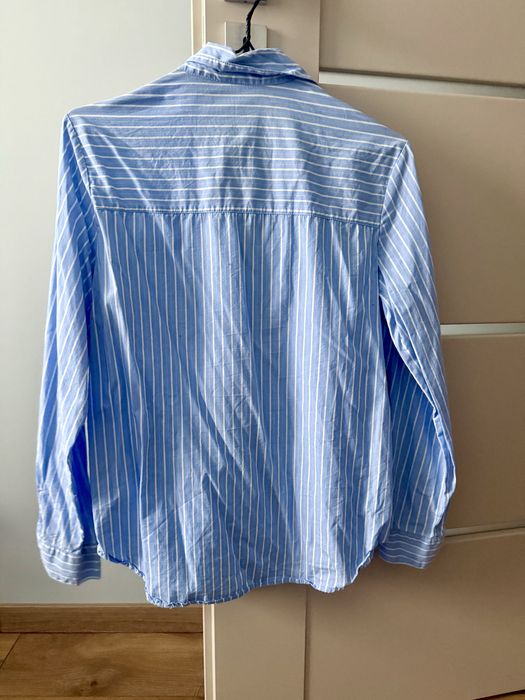 Koszula niebieska sinsay s 100% bawelna oversize