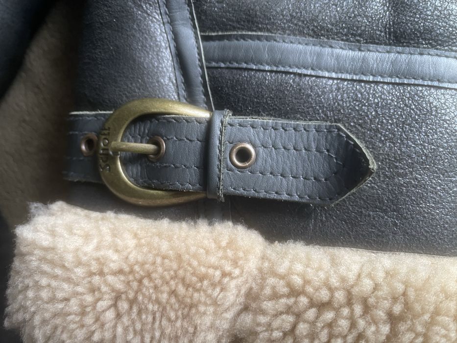 Schott NYC kurtka pilotka B-3 (aviator) shearling – skóra – rozmiar M