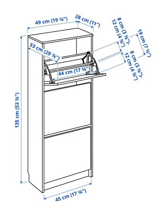 Sapateira Bissa IKEA (dentro da caixa)