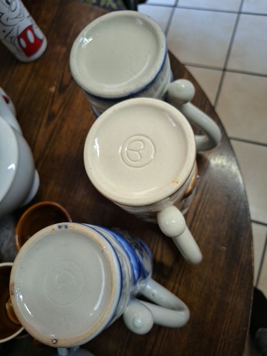 Kufle Ceramiczne Bolesławiec PRL