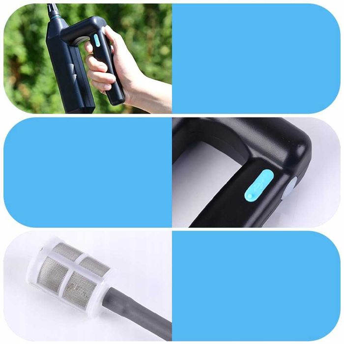 Akumlatorowy opryskiwacz elektryczny z dyszami plus wąż ciśnieniowy