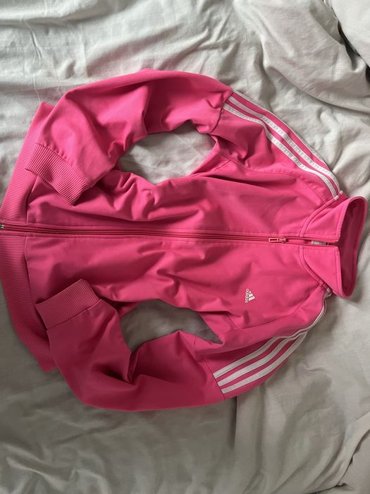 Спортивна кофта Adidas рожева, розмір M, поліестер