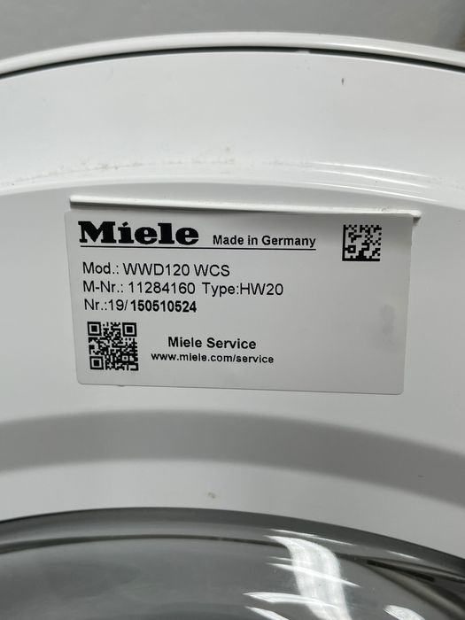 Pralka Miele W1 WWD120 WCS 8kg 1400obr/min GW