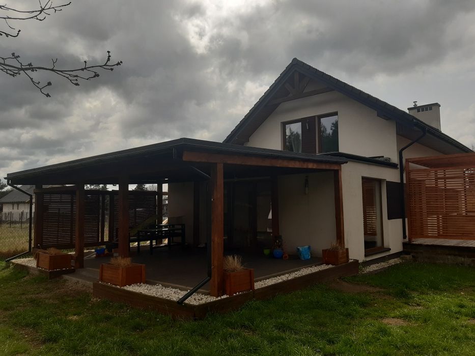 Zadaszenia tarasow, wiaty, altany, domki dla dzieci, pergole