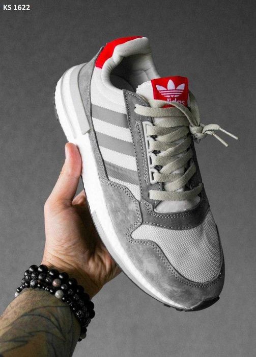 Чоловічі кросівки Adidas ZX 500 RM Commonwealth "Gray" Розміри 40-45