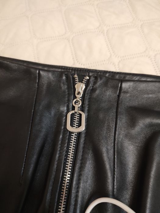 Юбка-карандаш  из натуральной кожи