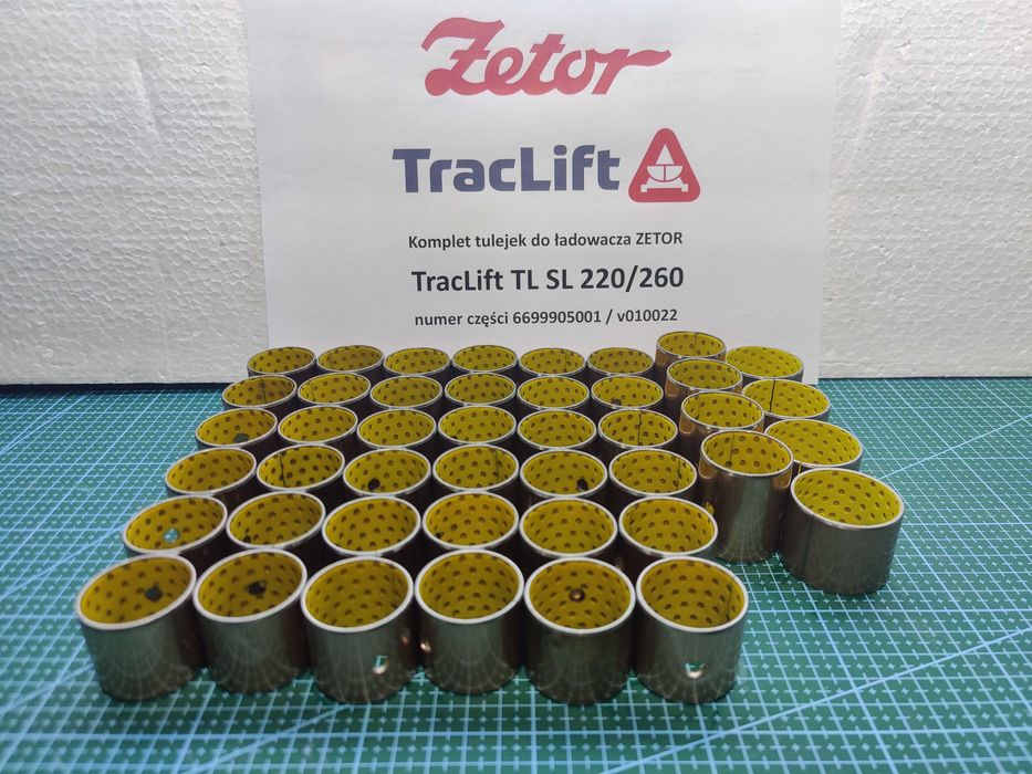 Komplet tulejek ładowacza ZETOR TracLift TL SL 220/260 v010022