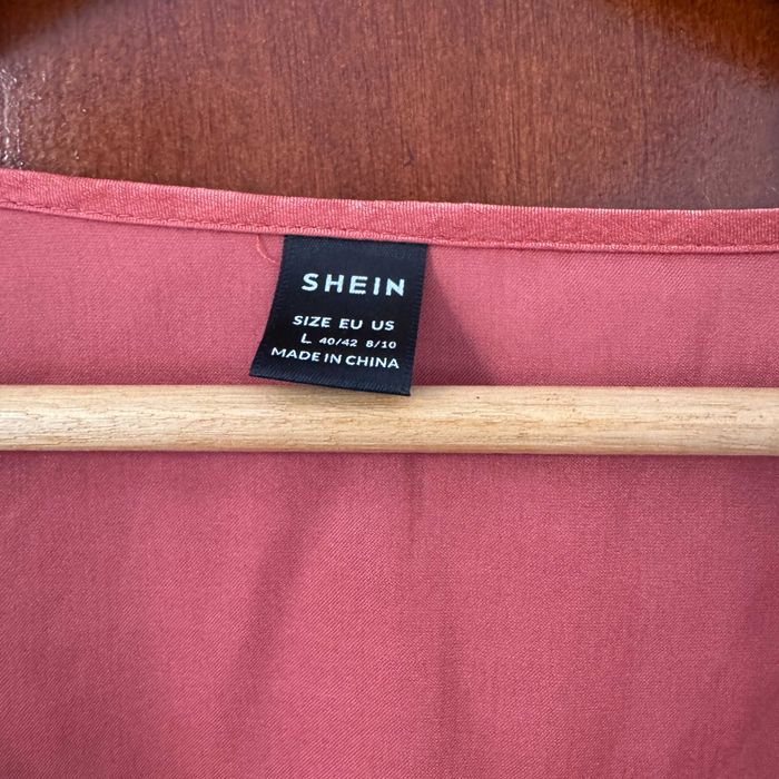 Blusa Rosada Manga Longa