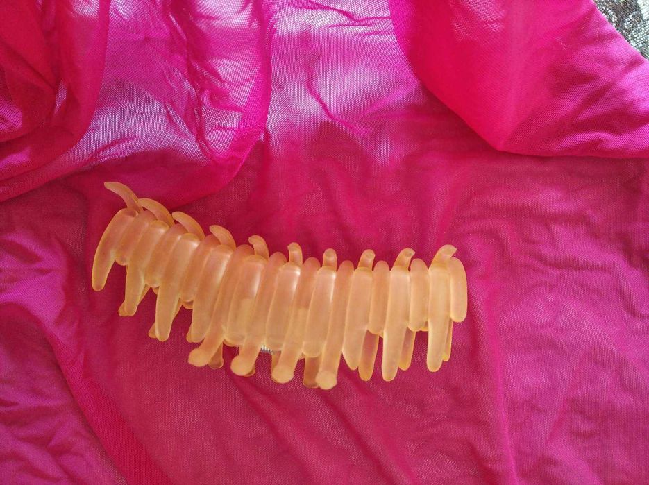 Краб на волосы держатель фиксатор заколка для волос лавандового цвета