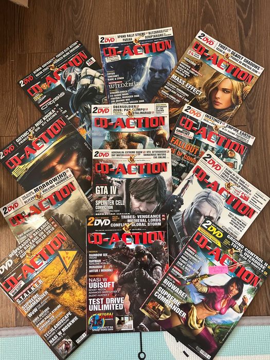 CD-Action rocznik 2007 - pełen rok bez płyt - klasyk