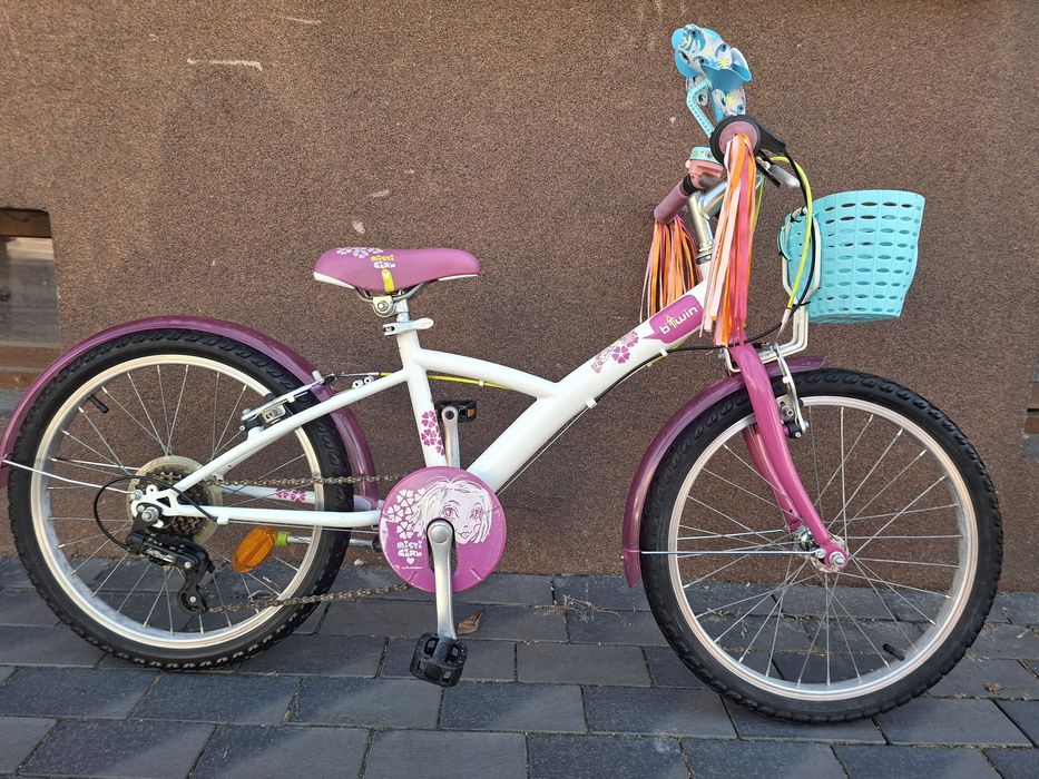 rower dziecięcy B'twin Misti Girl koła 20" rama 11"