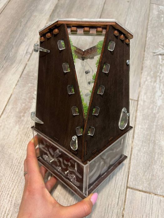 Вертикальна мурашина ферма Flora Plus (Wenge) — Повний комплект!