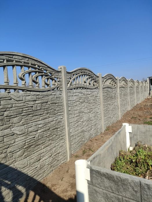 Ogrodzenia betonowe, płoty betonowe