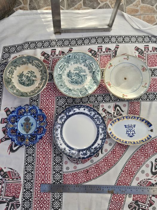 Conjunto pratos vintage