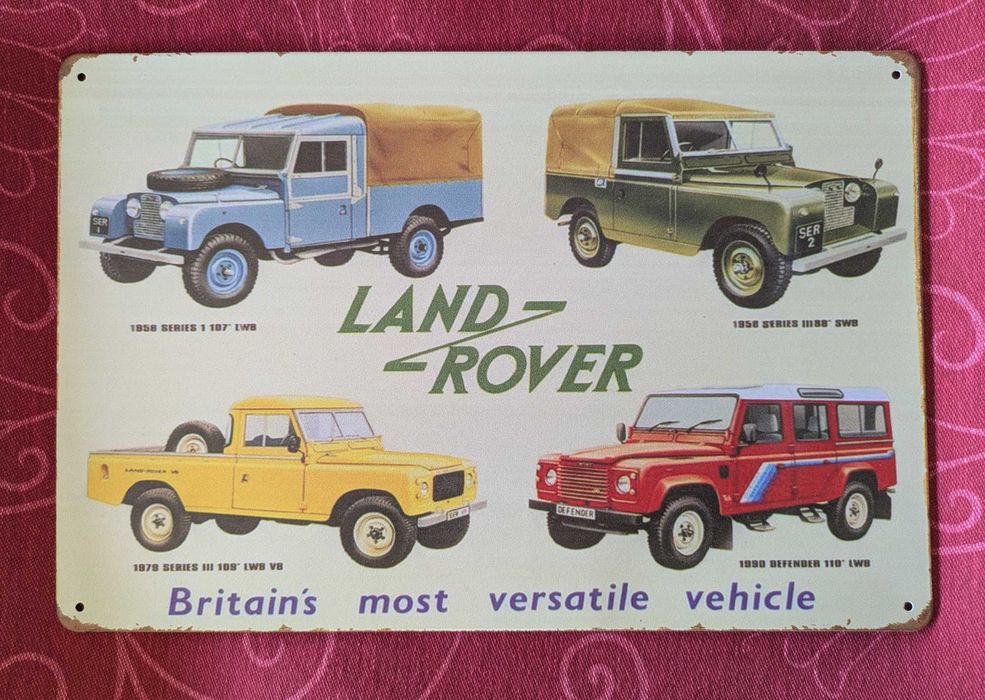 Quadro metálico Land Rover