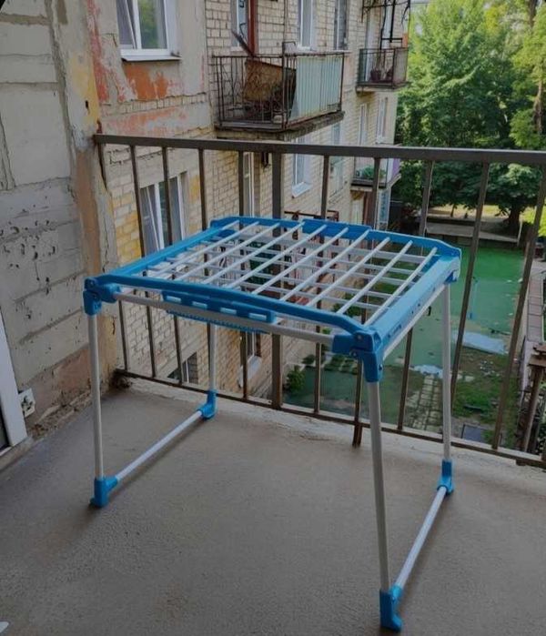 Сушарка для білизни 166x62x97см розкладна велика BLUE