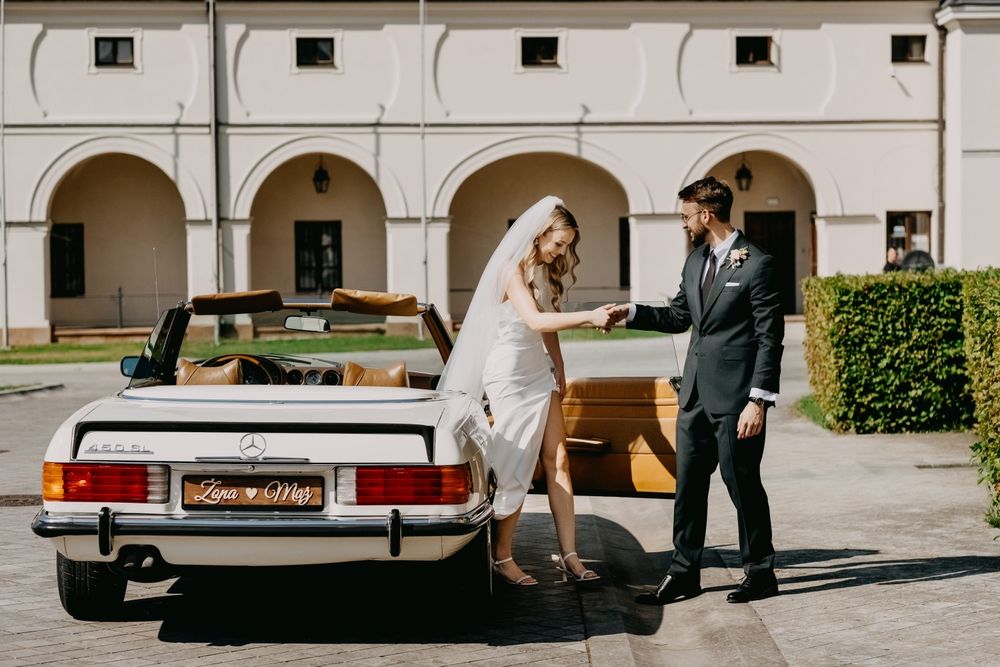Najpiękniejszy Mercedes SL cabrio do ślubu sesji! Auto prowadzisz sam!