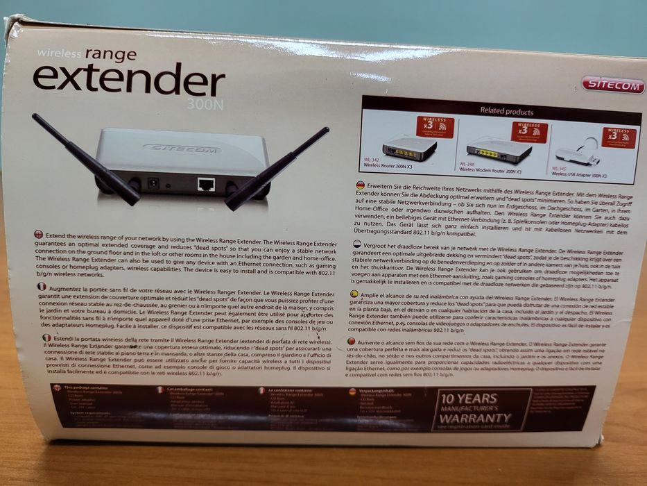 Router extender em caixa