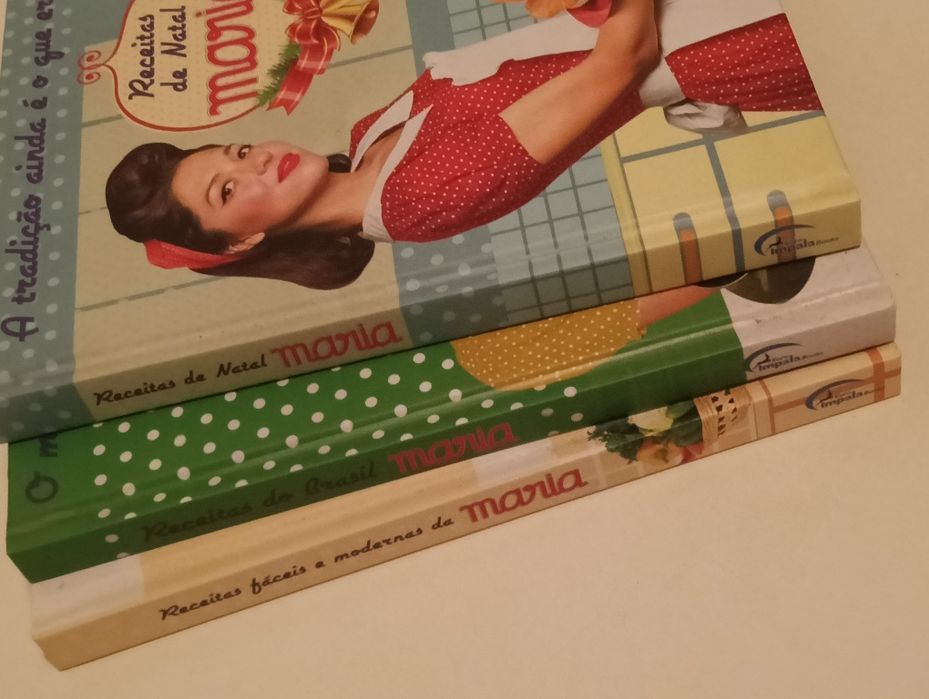 Livros de culinária Maria